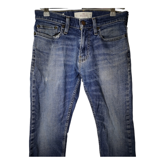 Hollister Epic Flex  Slim Straight  Men's Jeans  Blue Denim  Size 28x30 - Picture 2 of 12